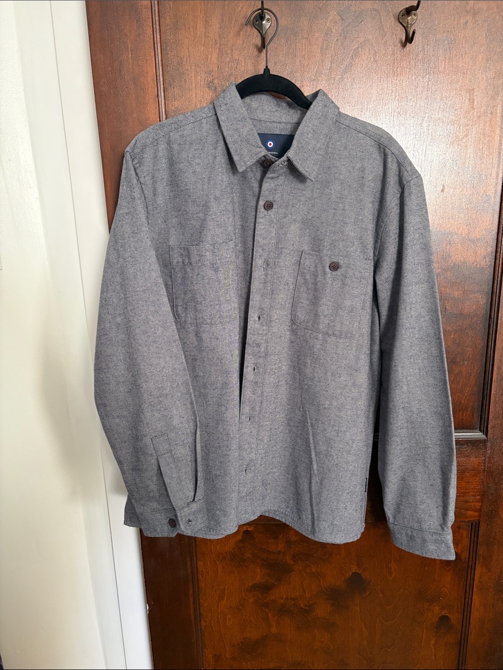 Ben Sherman Gray Button-Up